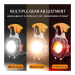 چراغ تاکتیکال کمپینگ, چراغ LED قابل شارژ, چراغ چندکاره W5147, چراغ کمپینگ LED, چراغ جیبی تاکتیکال, چراغ LED قابل‌حمل, چراغ تاکتیکال چندمنظوره