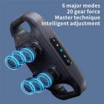 ماساژور 6 سر گان, ماساژور گان برای عضلات, دستگاه ماساژ گان چندکاره, ماساژور حرفه‌ای مدل گان